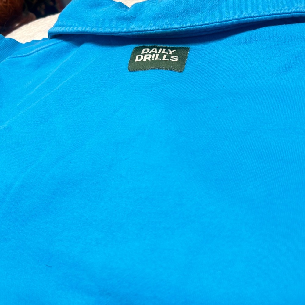 Daily Drills Oversized Collared Crew in Tide